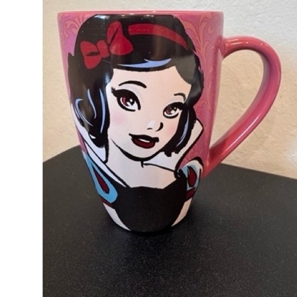 Disney Other - Disney Snow White NWOT Fairest of All Pink Coffee Mug Pop Art Princess 14oz